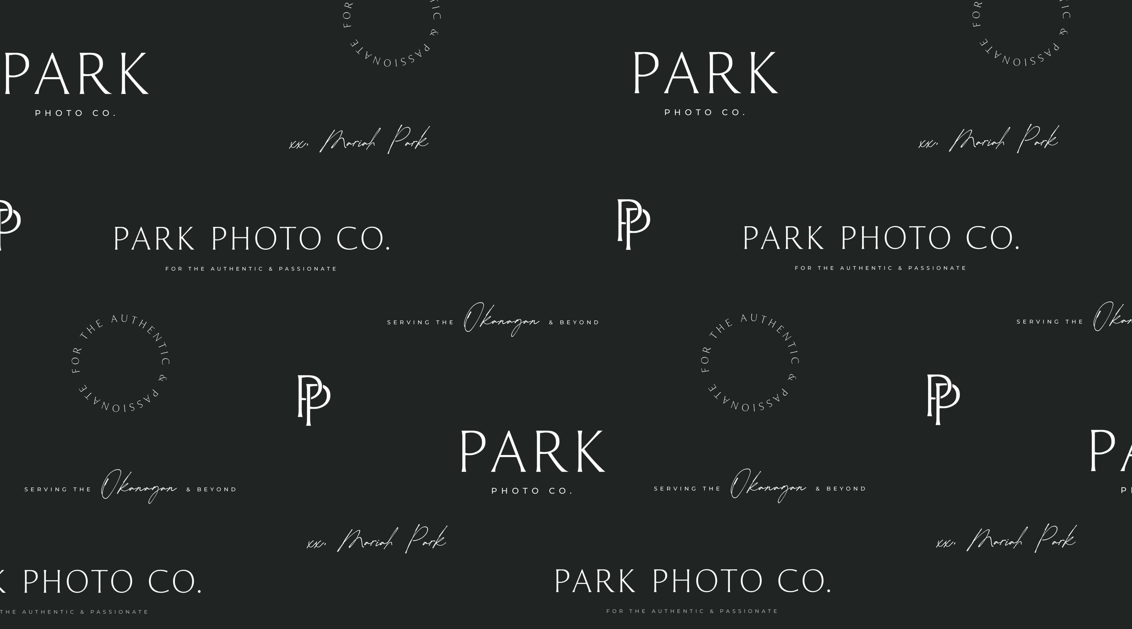Park Photo Co brand pattern background