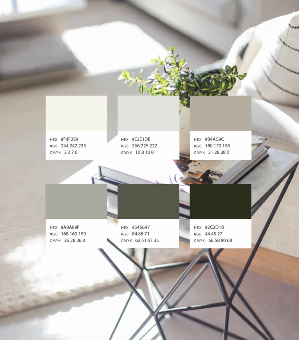 Spot On Interior Design Colour Palette