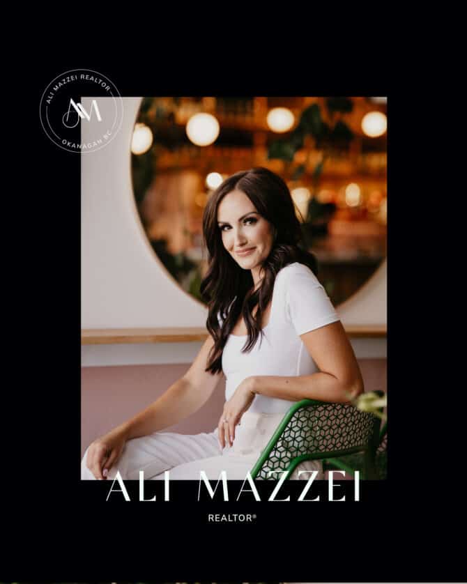 Ali Mazzei Realtor Okanagan Brand Mockup